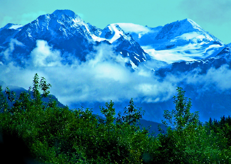 Mountain View Between Kenai and Anchorage Alaska